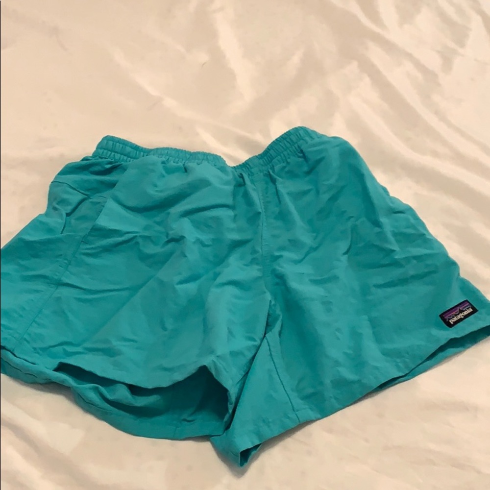 Teal Blue Patagonia shorts